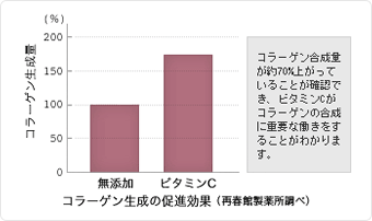 コラーゲン生成の促進効果