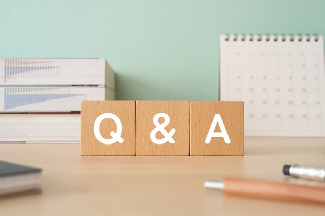 Q&Aの文字ブロック