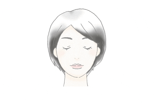 一つひとつの動作をゆっくりと、落ち着いた気持ちで 説明画像
