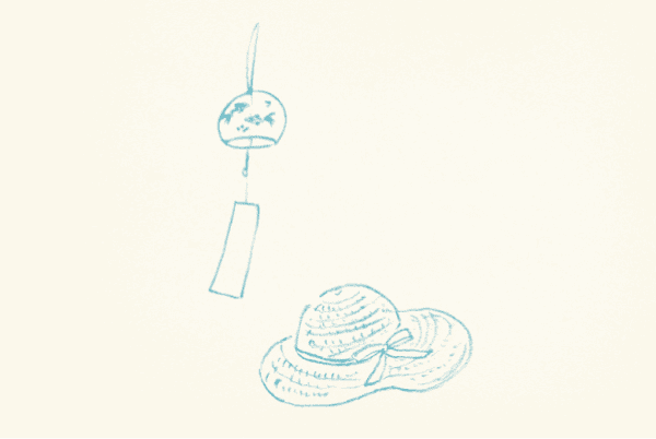 汗でせっかくのお手当てが流れちゃう イラスト画像