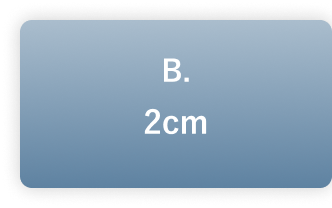 B.2cm