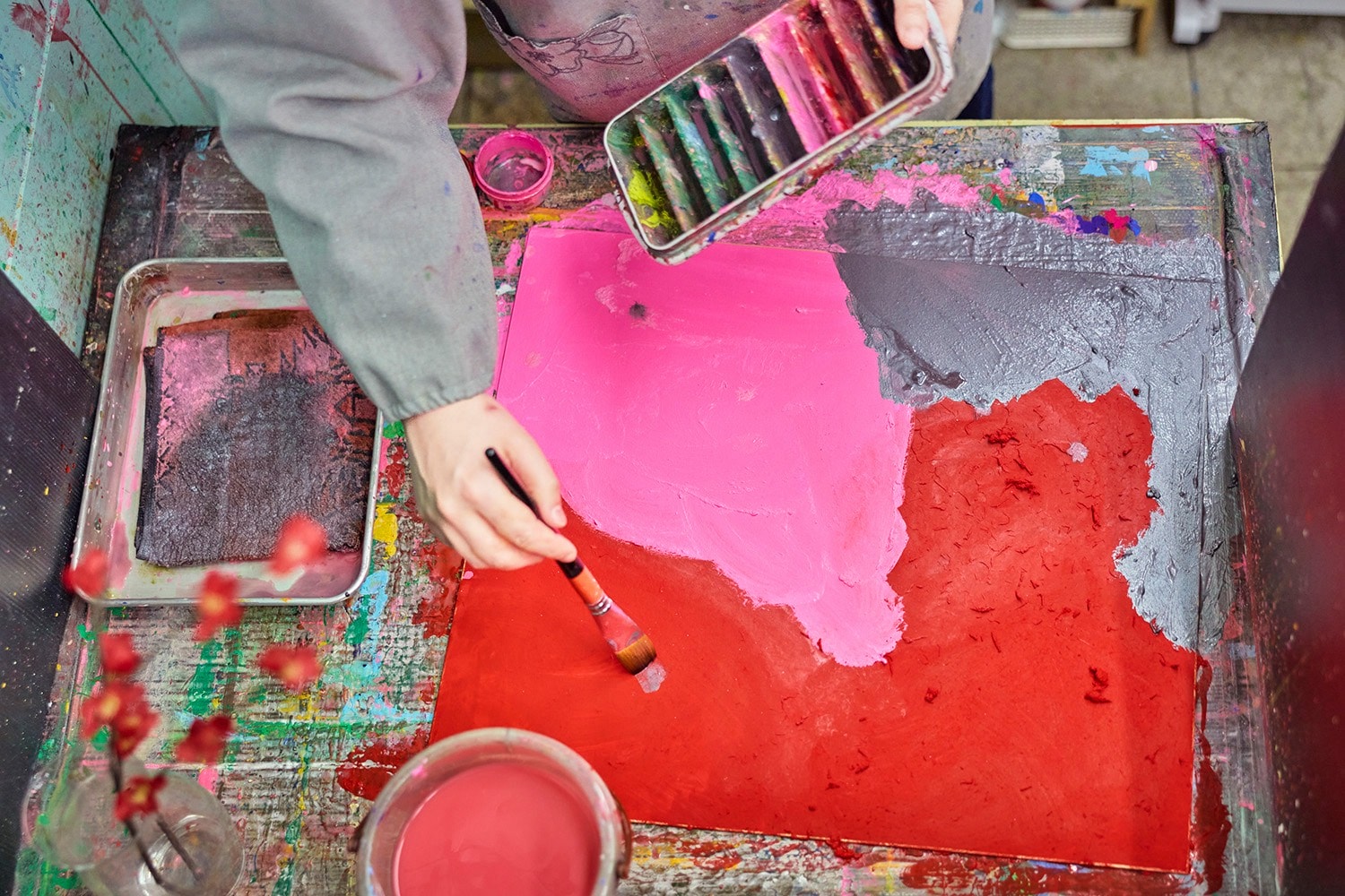 ���G����̍�Ǝʐ^