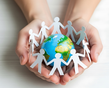 地域や自然、知識の循環 イメージ