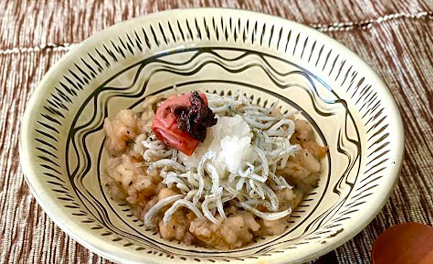 おろしとしらすで爽やかに。薬膳スープ粥アレンジ