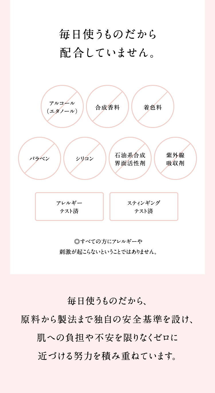 �����g�����̂�����z�����Ă��܂���B�A�����M�[�e�X�g�� �X�e�B���M���O�e�X�g�� �Z���ׂĂ̕��ɃA�����M�[��h�����N����Ȃ��Ƃ������Ƃł͂���܂���B �����g�����̂�����A�������琻�@�܂œƎ��̈��S���݂��A���ւ̕��S��s��������Ȃ��[���ɋ߂Â���w�͂�ςݏd�˂Ă��܂��B